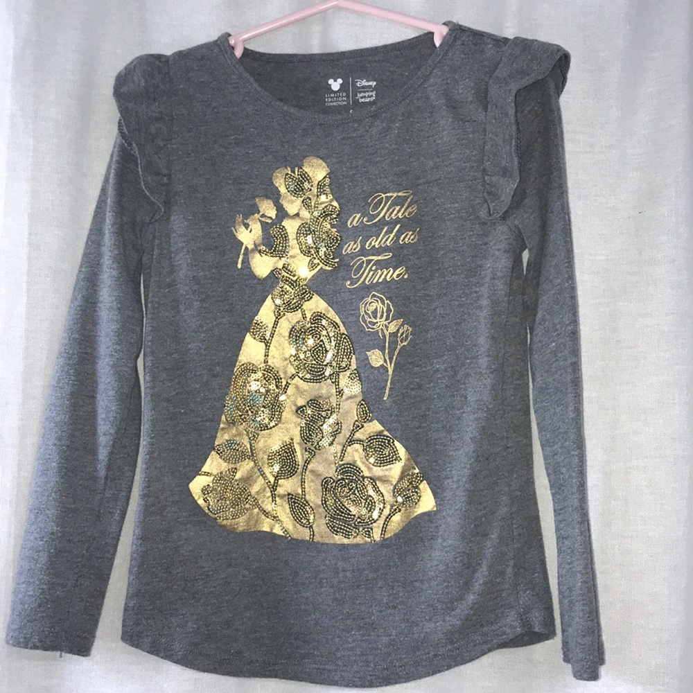 Very cute girls Size 5 Beauty and the Beast Top